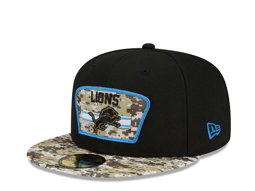 New Era Detroit Lions Salute to Service 21 59Fifty Fitted Cap