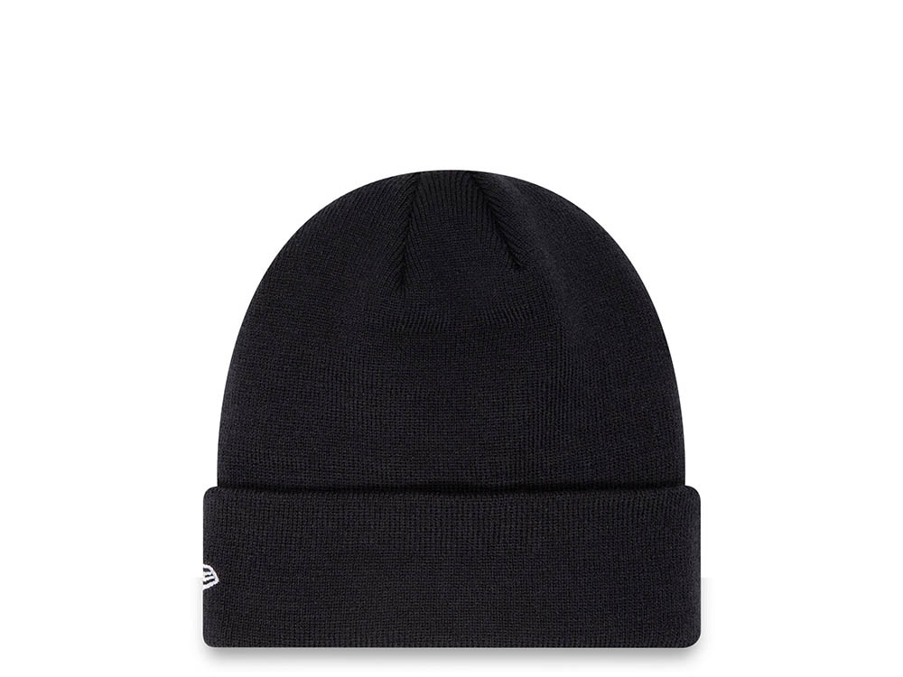 New Era New York Yankees Essential Cuff Beanie Black Knit