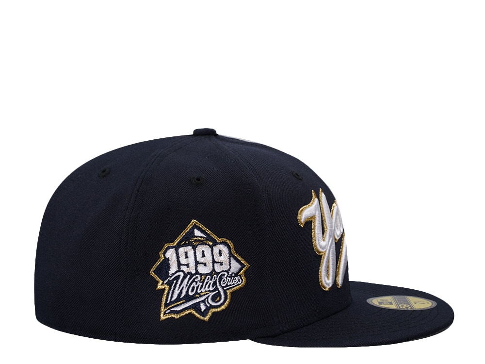 New Era New York Yankees World Series 1999 Navy Gold Edition 59Fifty Fitted Cap