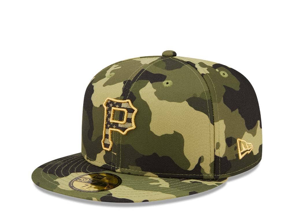 New Era Pittsburgh Pirates Armed Forces Day 2022 59Fifty Fitted Cap