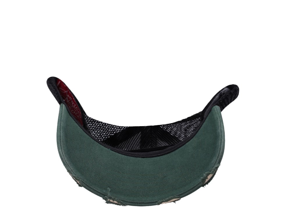 American Needle Mack Truck Orville Green Trucker Snapback Cap