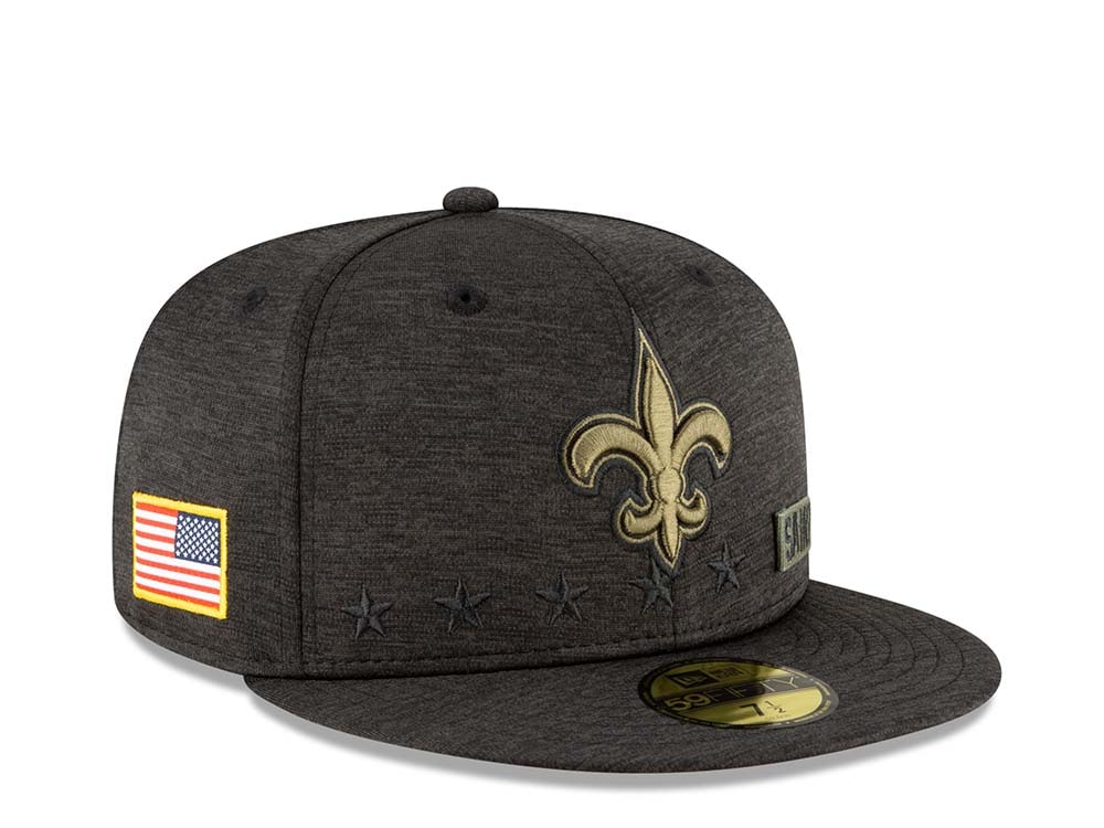 New Era New Orleans Saints Salute to Service 2020 Fitted 59Fifty Cap