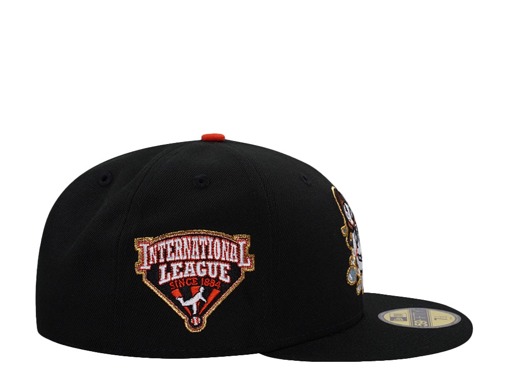 New Era Louisville Bats International League Black Prime Edition 59Fifty Fitted Cap