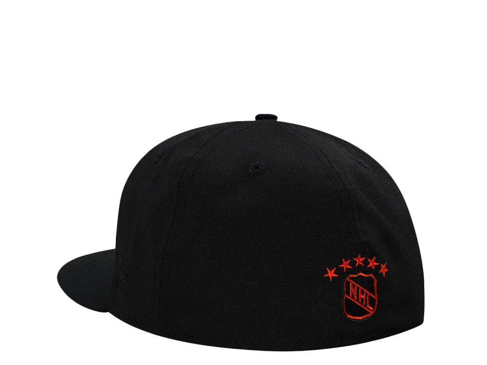 New Era Minnesota North Stars Black Throwback Wool Edition 59Fifty Fitted Cap