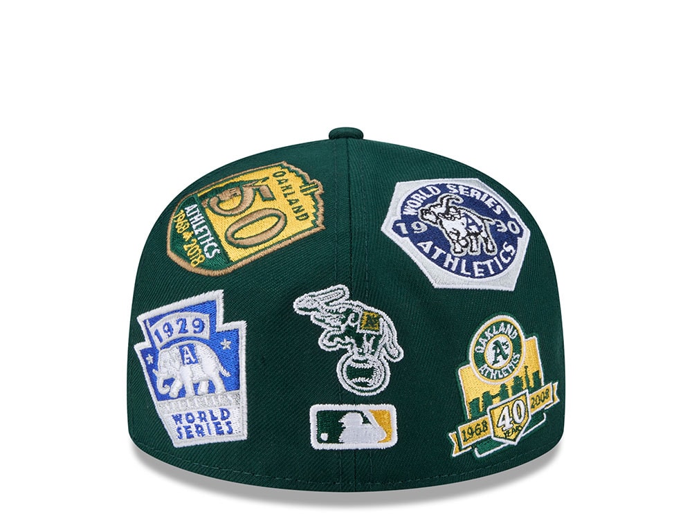 New Era Oakland Athletics All Over Green Edition 59Fifty Fitted Cap