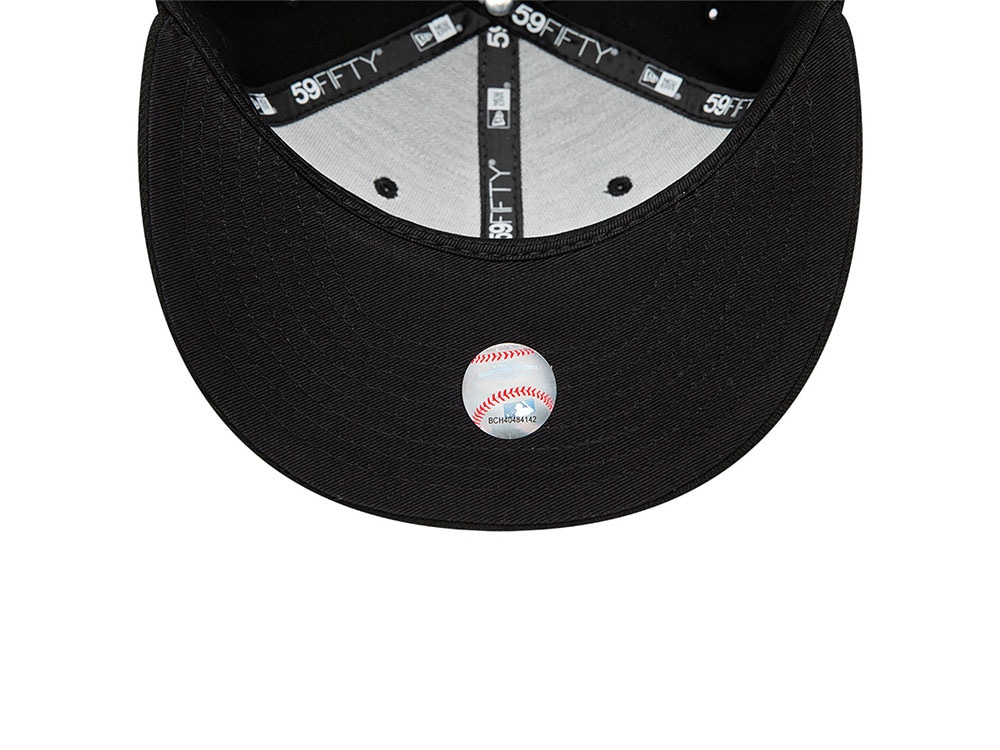 New Era Atlanta Braves Plain Blackout Prime Edition 59Fifty Fitted Cap