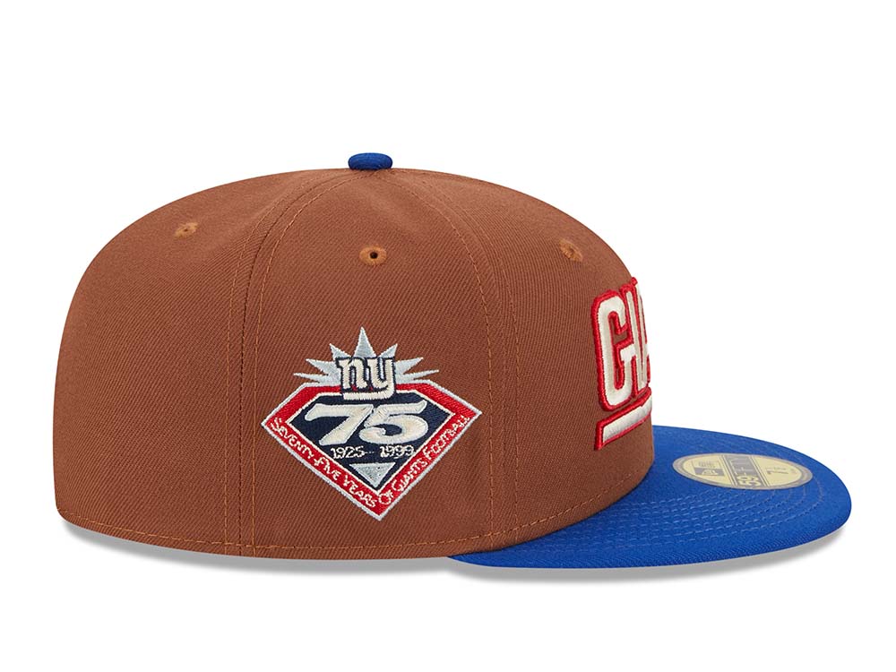 New Era New York Giants 75th Anniversary Harvest Two Tone Edition 59Fifty Fitted Cap