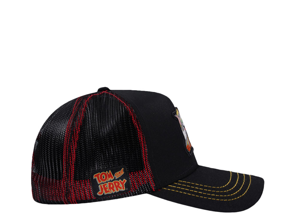 Capslab Tom & Jerry Black Trucker Snapback Cap