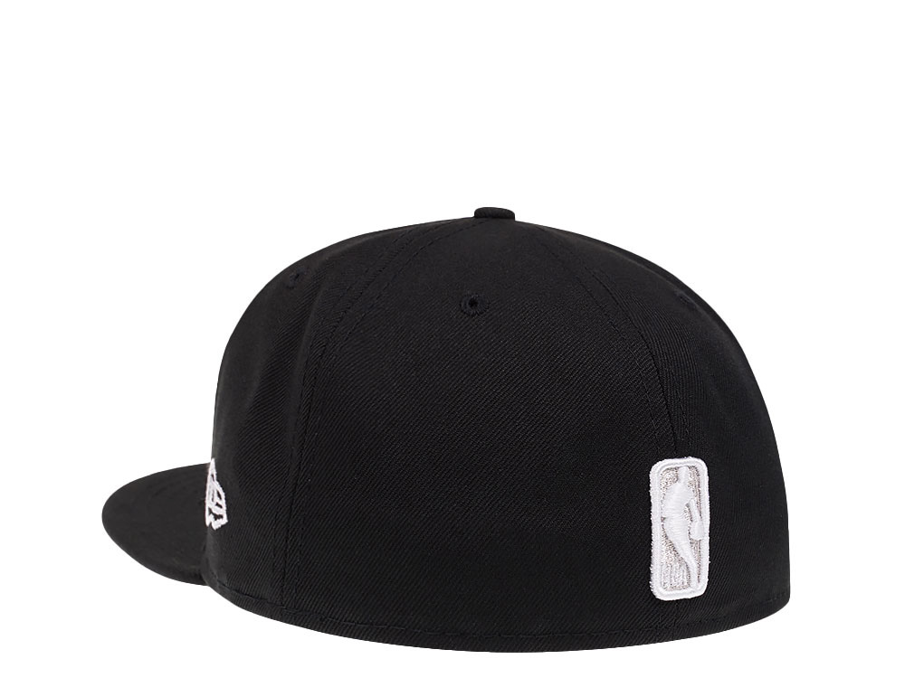 New Era San Antonio Spurs Black Duallogo Edition 59Fifty Fitted Cap