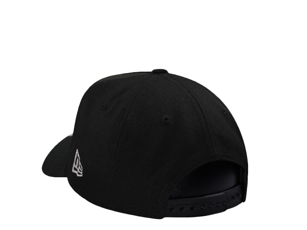 New Era Seattle Mariners Kanji Black Silver Prime Edition 9Forty A Frame Snapback Cap