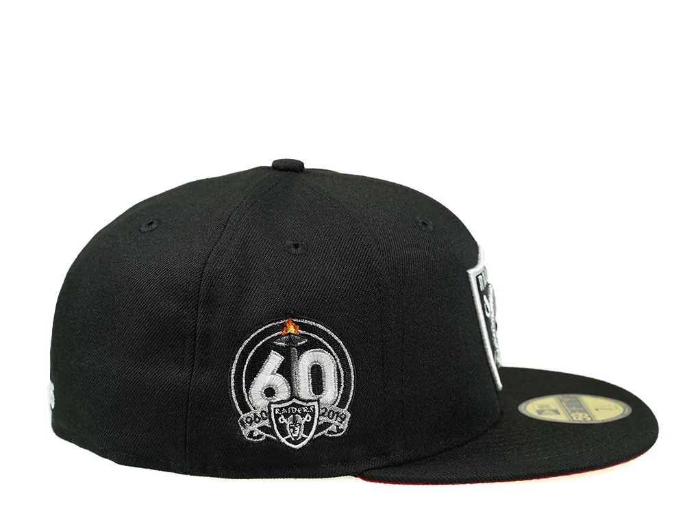 New Era Las Vegas Raiders 60th Season Black Red Edition 59Fifty Fitted Cap