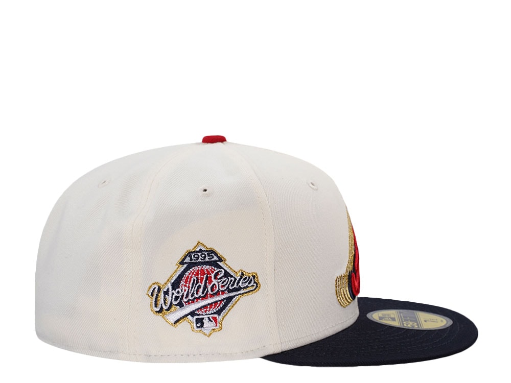 New Era Atlanta Braves World Series 1995 Cascading Chrome Two Tone Edition 59Fifty Fitted Cap
