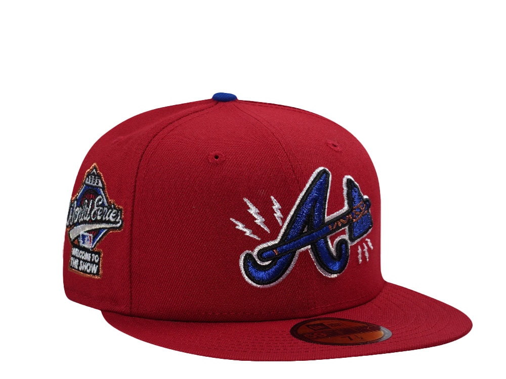 New Era Atlanta Braves World Series 1995 Pinot Prime Edition 59Fifty Fitted Cap