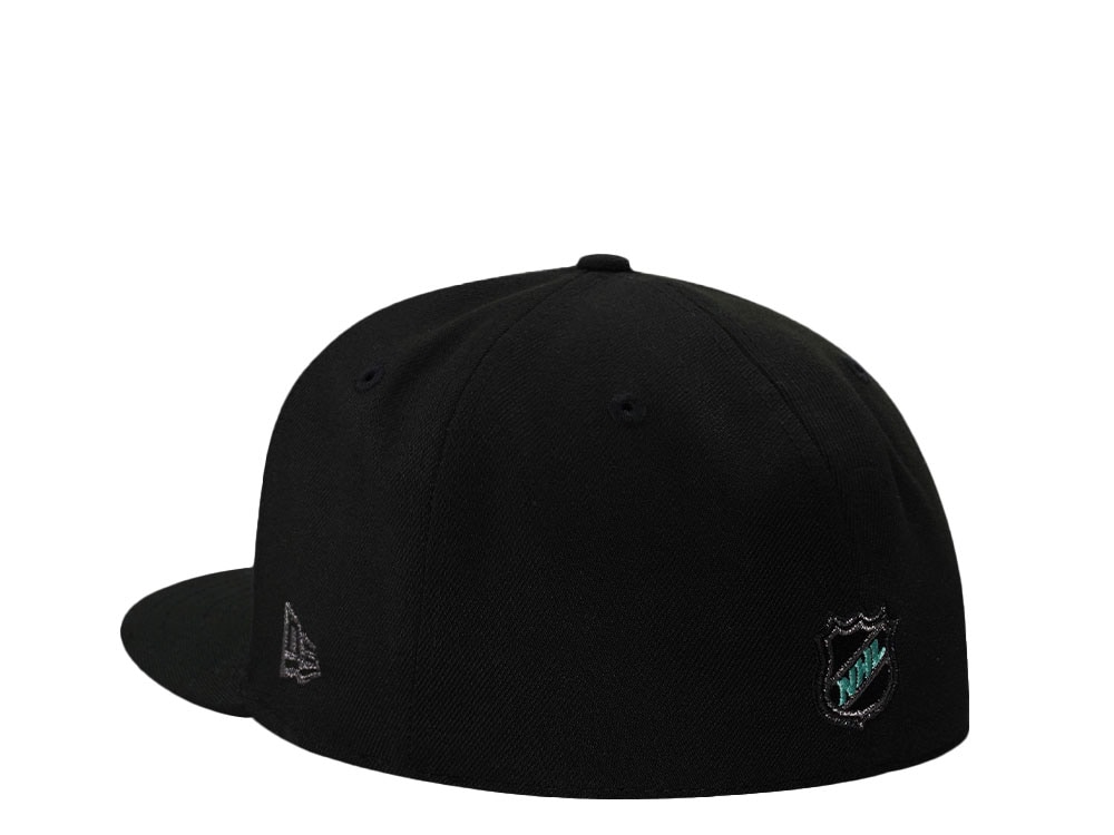 New Era Seattle Kraken Inaugural Season Metallic Black Prime Edition 59Fifty Fitted Cap