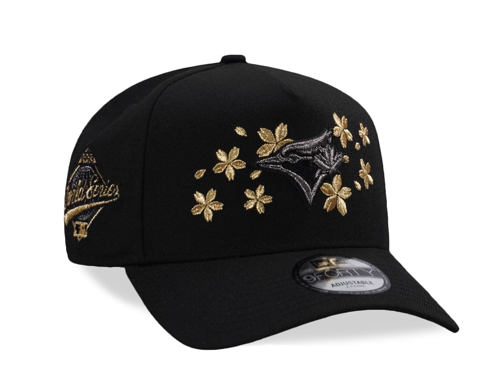 New Era Toronto Blue Jays World Series 1993 Sakura Black Prime Edition 9Forty A Frame Snapback Cap