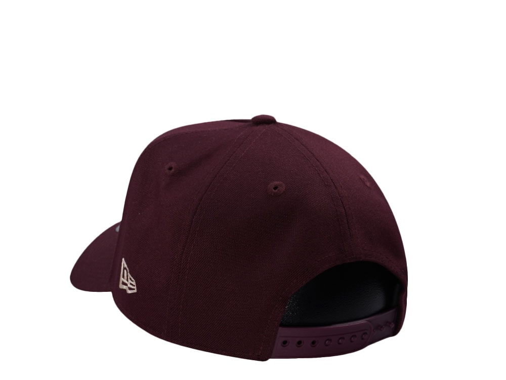 New Era Los Angeles Dodgers World Series 2026 Maroon Prime Edition 9Forty A Frame Snapback Cap