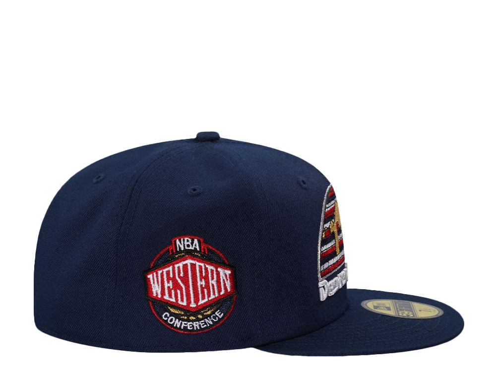 New Era Denver Nuggets Western Conference Navy Prime Edition 59Fifty Fitted Cap