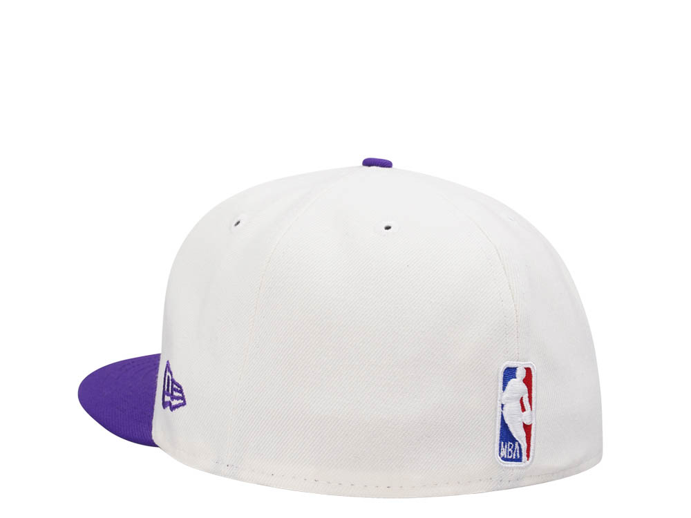New Era Utah Jazz Chrome Purple Two Tone Edition 59Fifty Fitted Cap