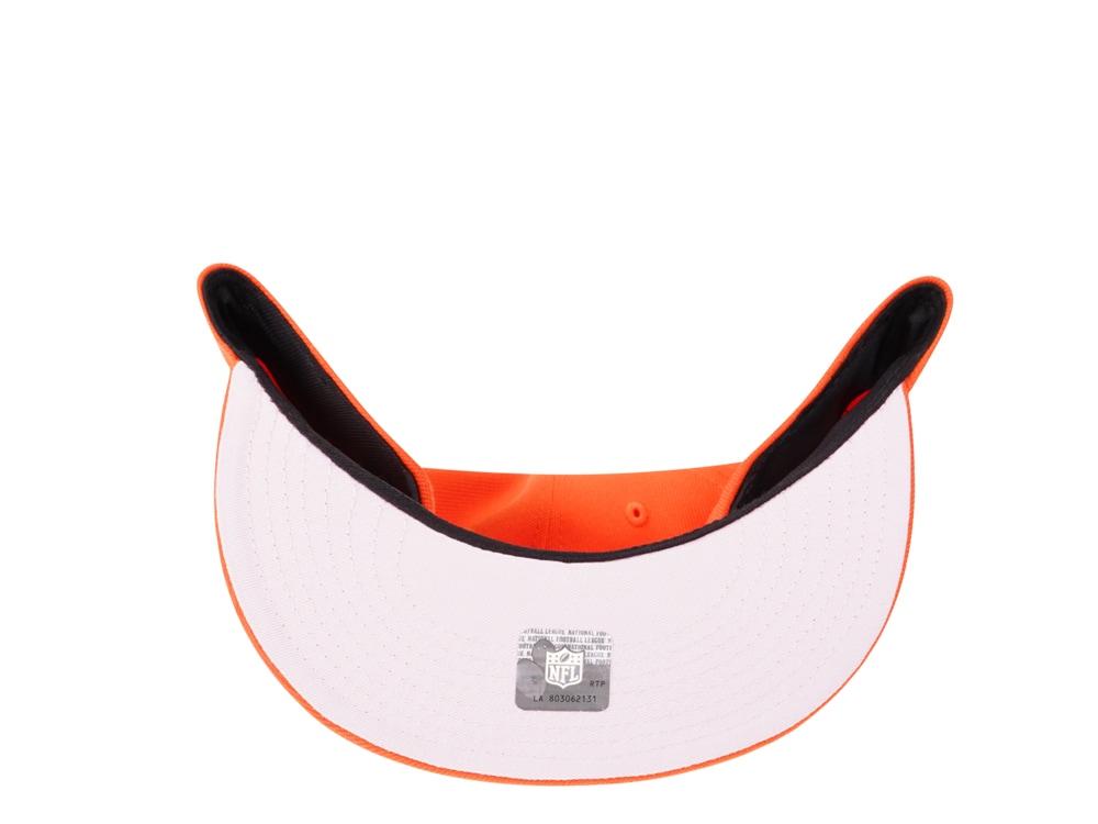 New Era Denver Broncos Orange Chainstitchheart Edition 59Fifty Fitted Cap