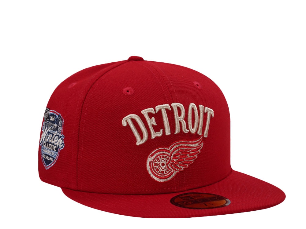 New Era Detroit Red Wings Winter Classic 2014 Scarlet Prime Edition 59Fifty Fitted Cap