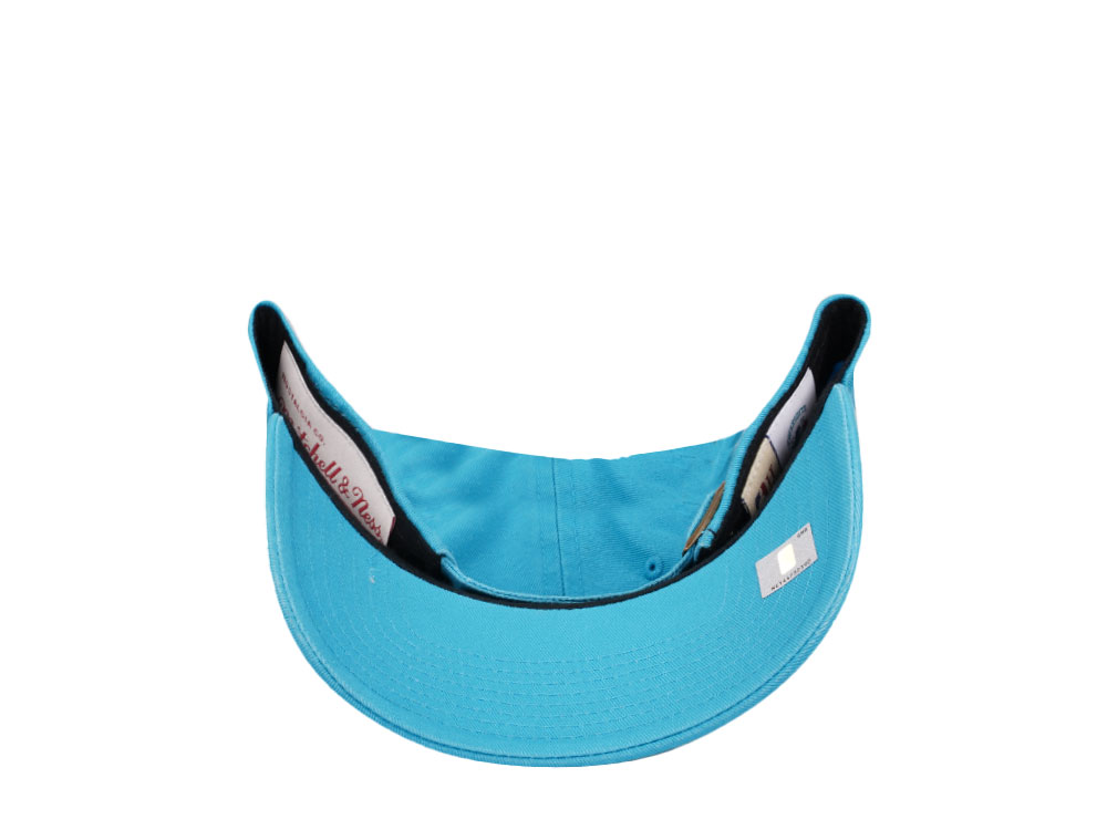 Mitchell & Ness Charlotte Hornets Golden Hour Glaze Blue Dadhat Strapback Cap