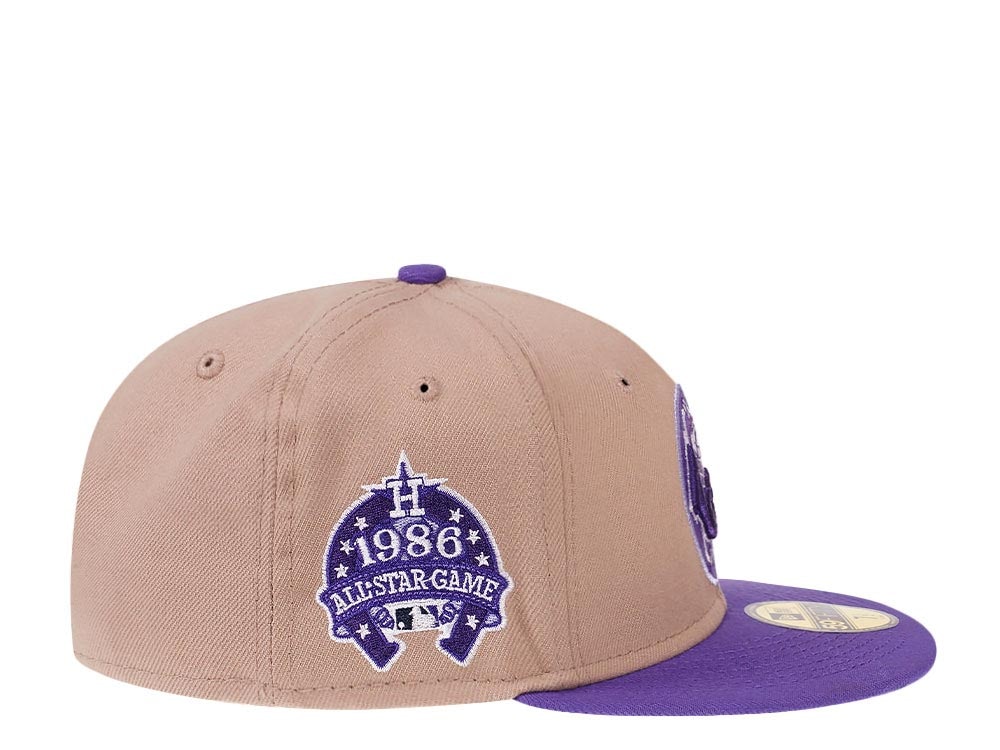 New Era Houston Astros All Star Game 1986 Fresh Purple Two Tone Prime Edition 59Fifty Fitted Cap