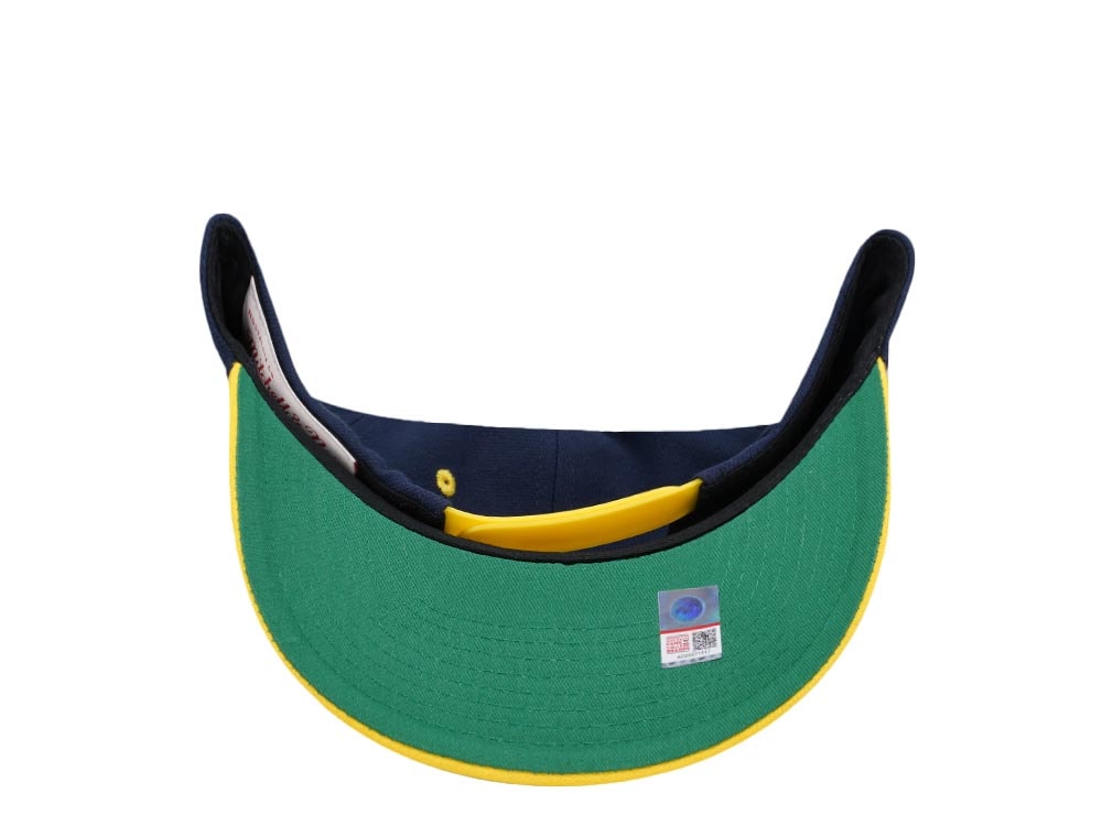 Mitchell & Ness University of Michigan Wolverines Pro Crown Fit Snapback Cap