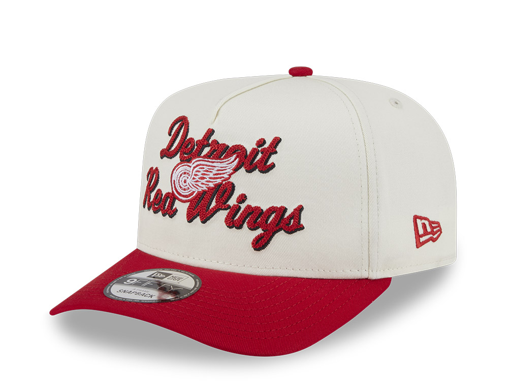 New Era Detroit Red Wings Chainstitch 9Fifty A Frame Snapback Cap