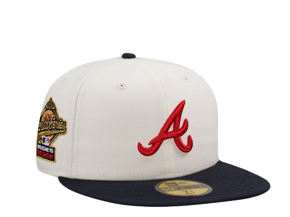 New Era Atlanta Braves World Series 1995 The Show Chrome Two Tone Edition 59Fifty Fitted Cap
