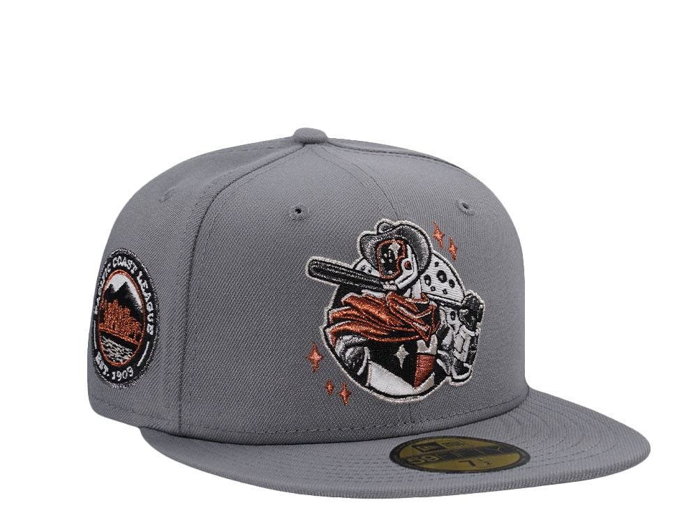 New Era Sugarland Space Cowboys Metallic Gray Prime Edition 59Fifty Fitted Cap