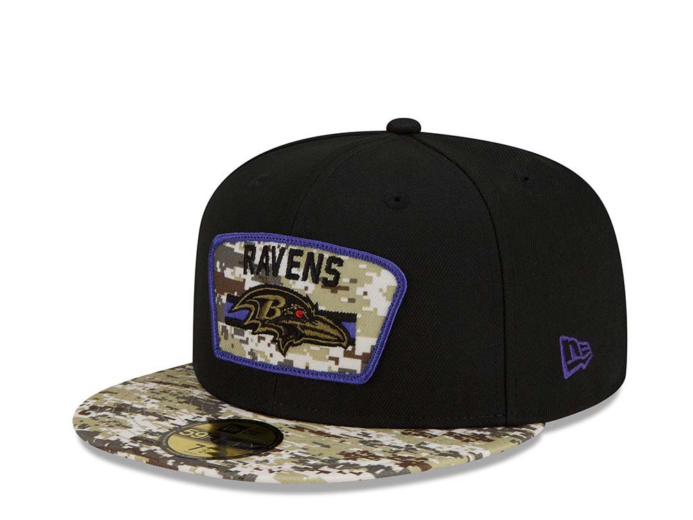 New Era Baltimore Ravens Salute to Service 21 59Fifty Fitted Cap