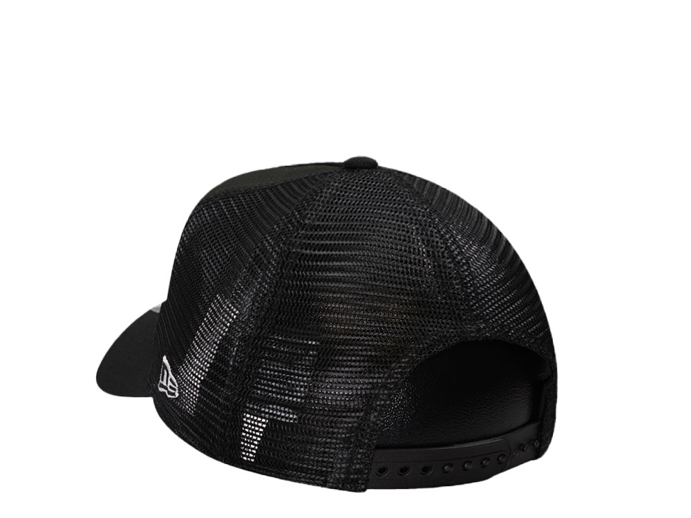 New Era Las Vegas Raiders Black Trucker A Frame 9Forty Snapback Cap