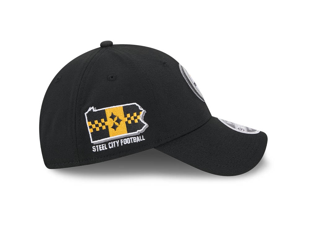 New Era Pittsburgh Steelers NFL24 Draft 9Forty Stretch Snapback Cap