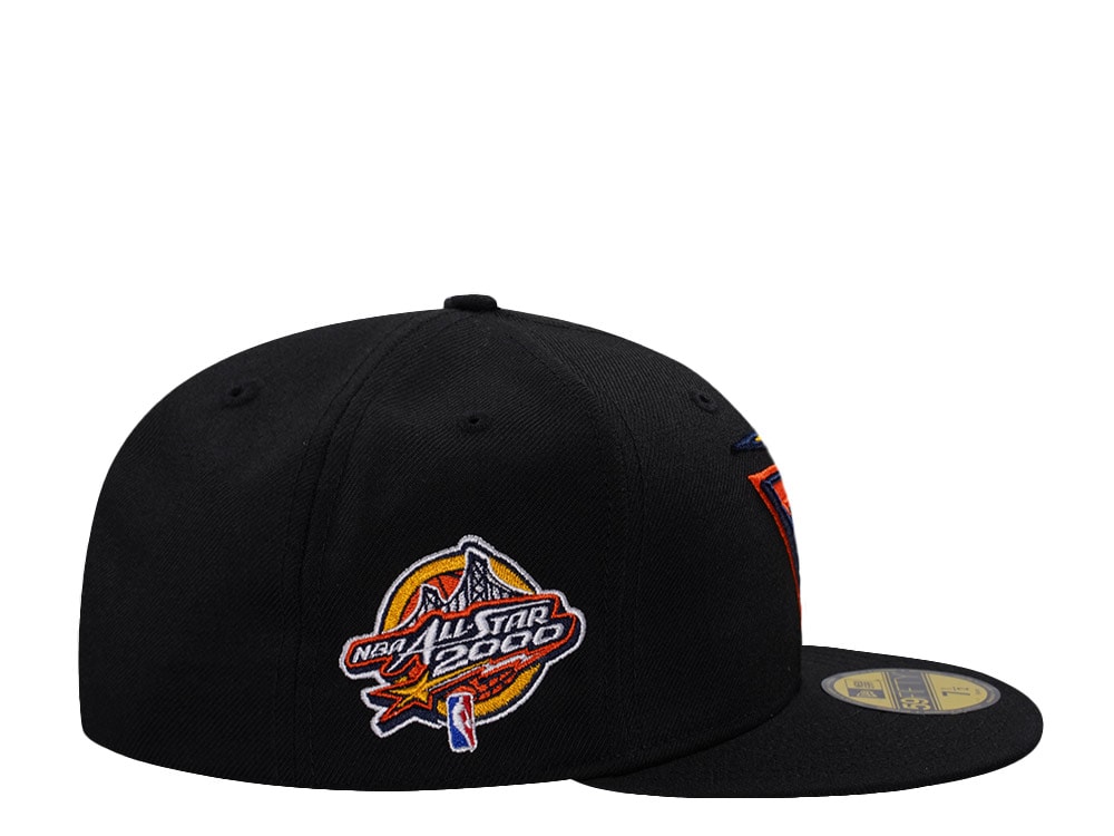 New Era Golden State Warriors All Star Game 2000 Wool Black Throwback Edition 59Fifty Fitted Cap