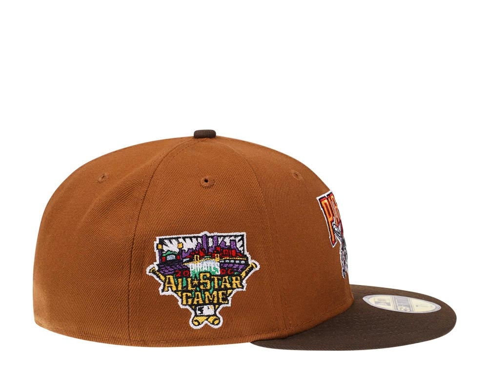 New Era Pittsburgh Pirates All Star Game 2006 Bourbon and Suede Edition 59Fifty Fitted Cap