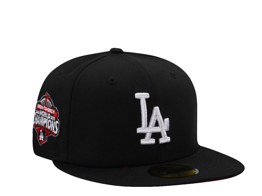 New Era Los Angeles Dodgers World Series Champions 2025 Black Prime Edition 59Fifty Fitted Cap