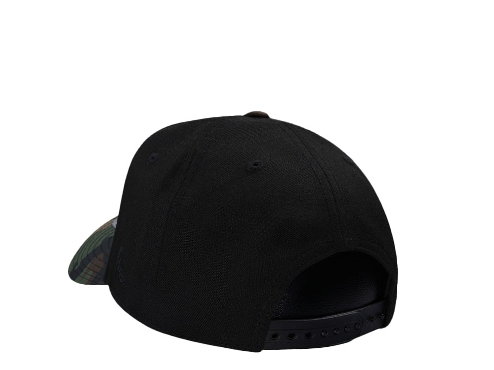 New Era Gwinnett Stripers Metallic Camo Two Tone A Frame 9Fifty Snapback Cap