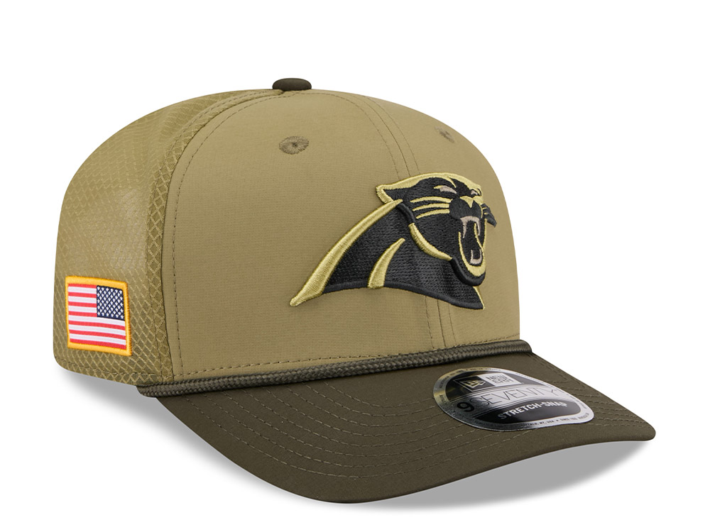 New Era Carolina Panthers Salute To Service 2025 9Seventy Snapback Cap