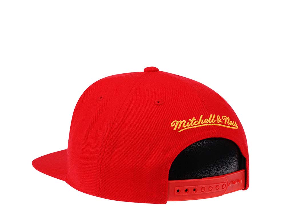 Mitchell & Ness Atlanta Hawks HWC Zig Zag Satin Undervisor Snapback Cap