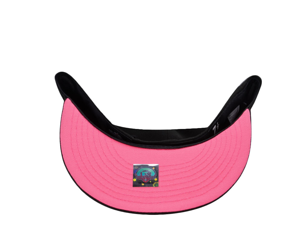 New Era Medusas de Lakewood Black Wild Pink Prime Edition 59Fifty Fitted Cap