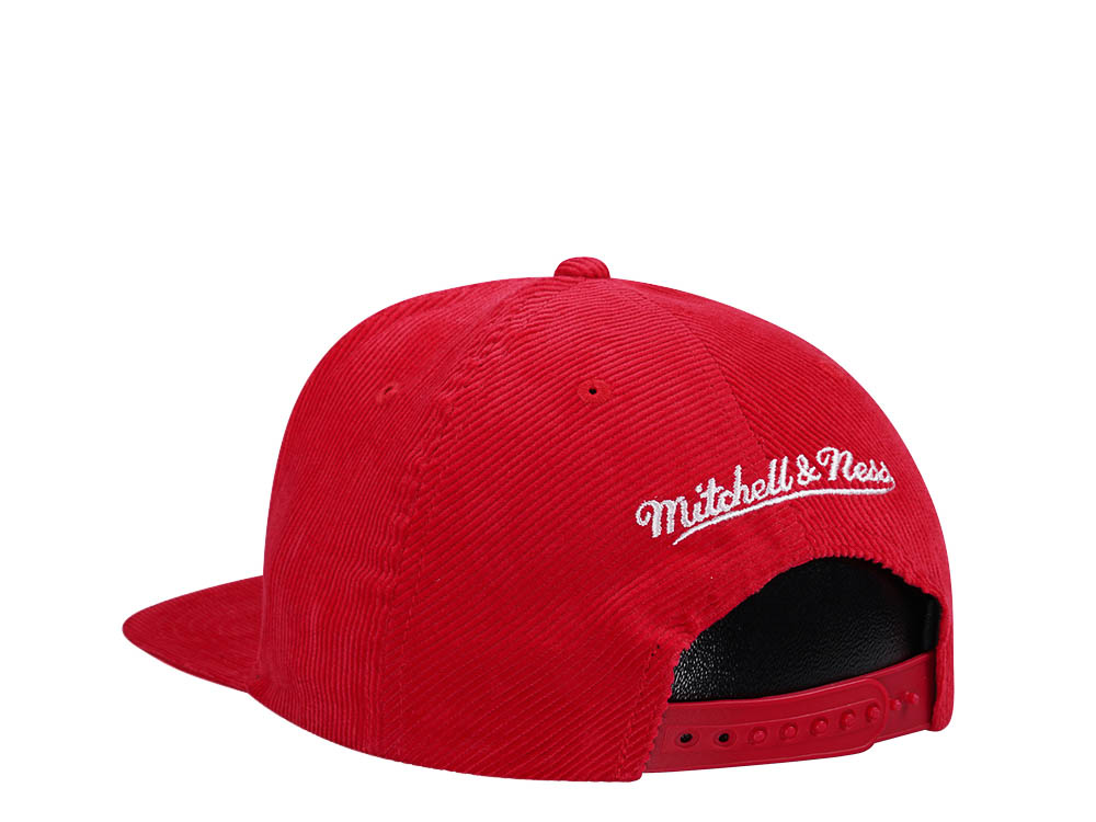 Mitchell & Ness New Jersey Devils Red Cord Vintage Snapback Cap