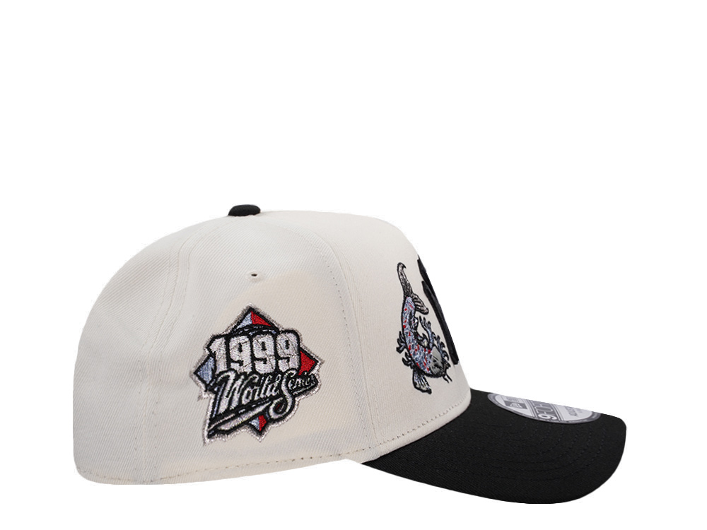 New Era New York Yankees World Series 1999 Chrome Two Tone Edition 9Forty A Frame Snapback Cap