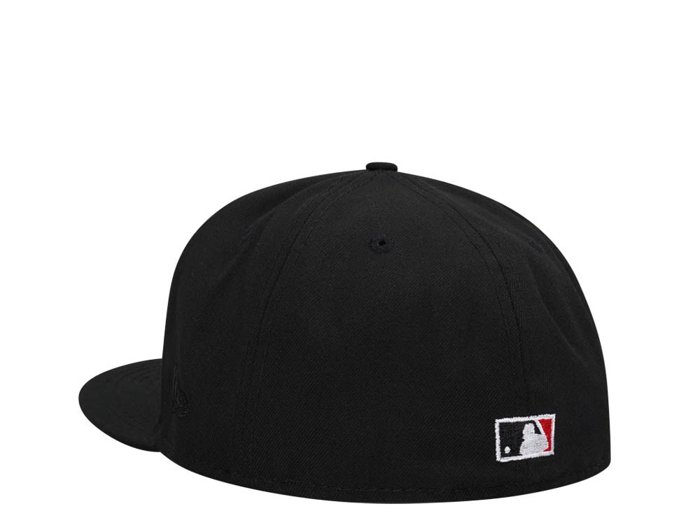 New Era Cincinnati Reds Inaugural Season 2003 Black Dome Throwback Edition 59Fifty Fitted Cap