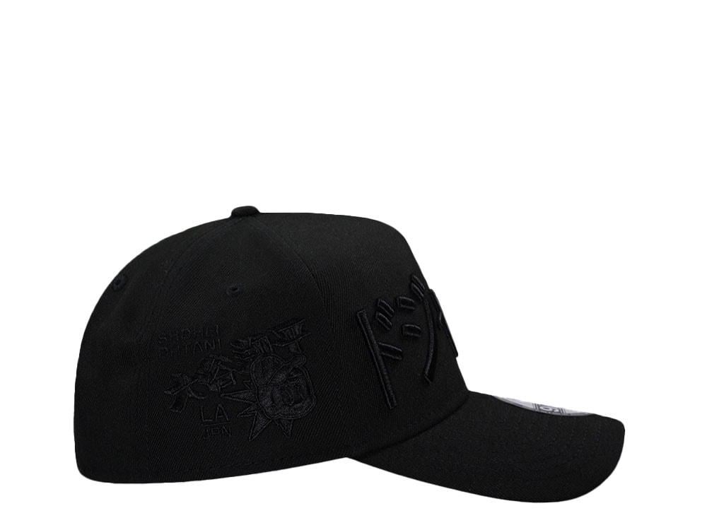 New Era Los Angeles Dodgers Ohtani Black on Black Edition 9Forty A Frame Snapback Cap