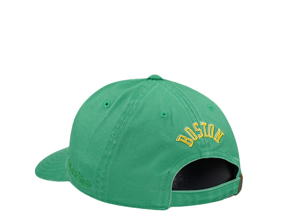 Mitchell & Ness Boston Celtics Golden Hour Glaze Green Dadhat Strapback Cap