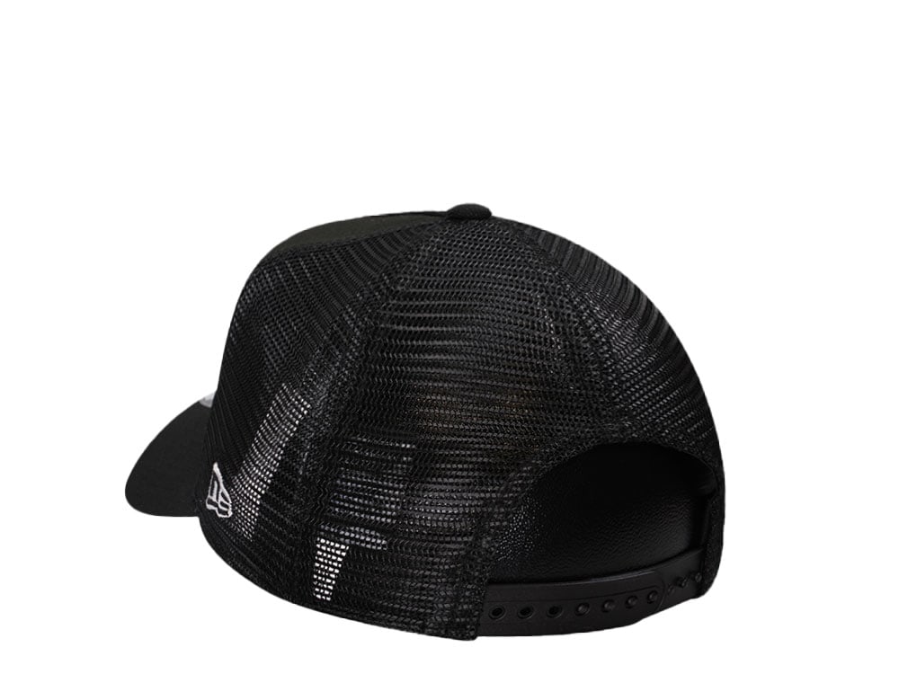 New Era Cincinnati Bengals Black Trucker A Frame 9Forty Snapback Cap