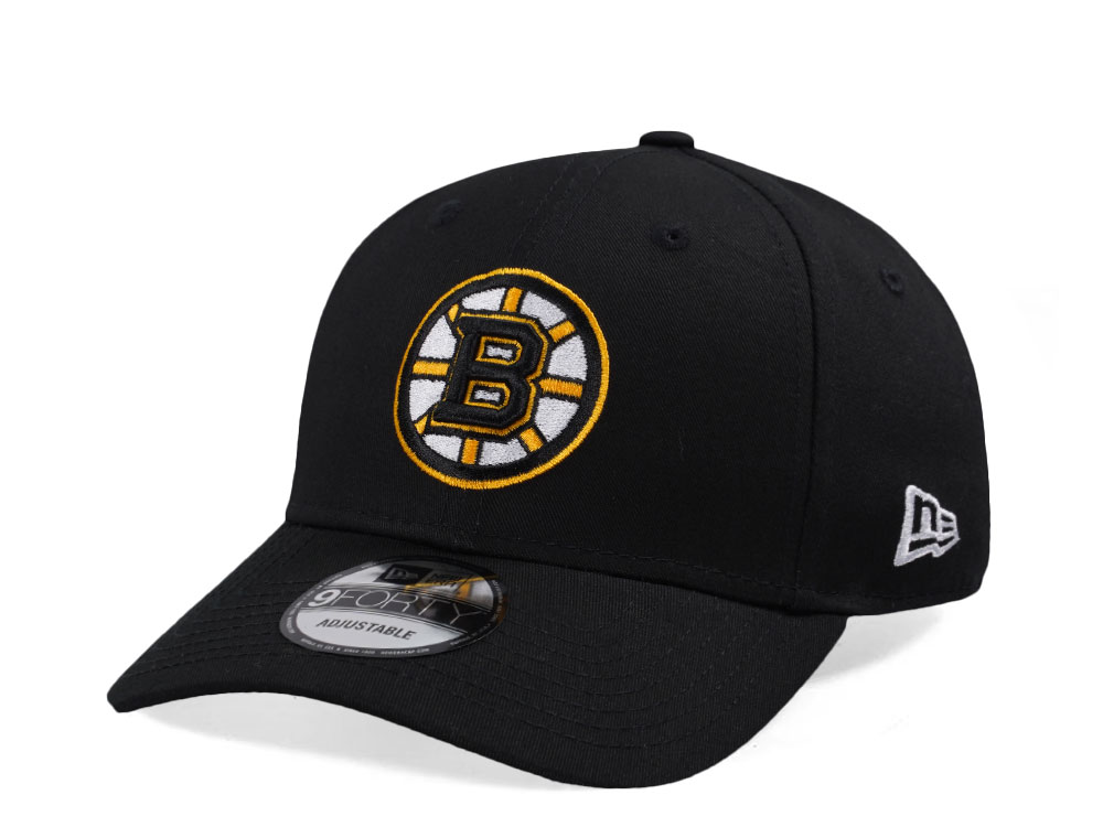 New Era Boston Bruins NHL Injection 2024 Black 9Forty Snapback Cap