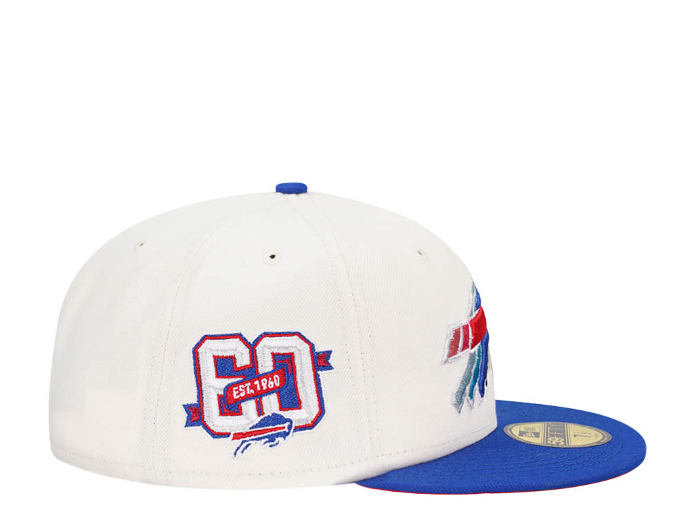 New Era Buffalo Bills 60th Anniversary Two Tone Edition 59Fifty Fitted Cap