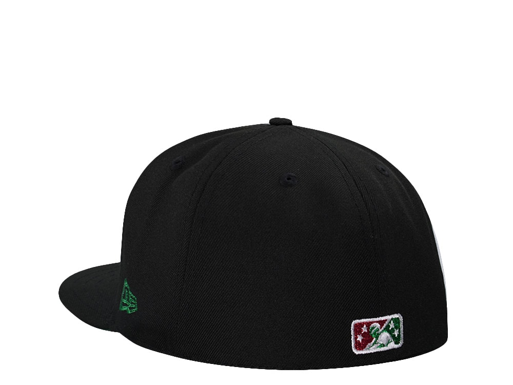 New Era Great Lakes Loons Pepinillos Picantes Black Throwback Edition 59Fifty Fitted Cap