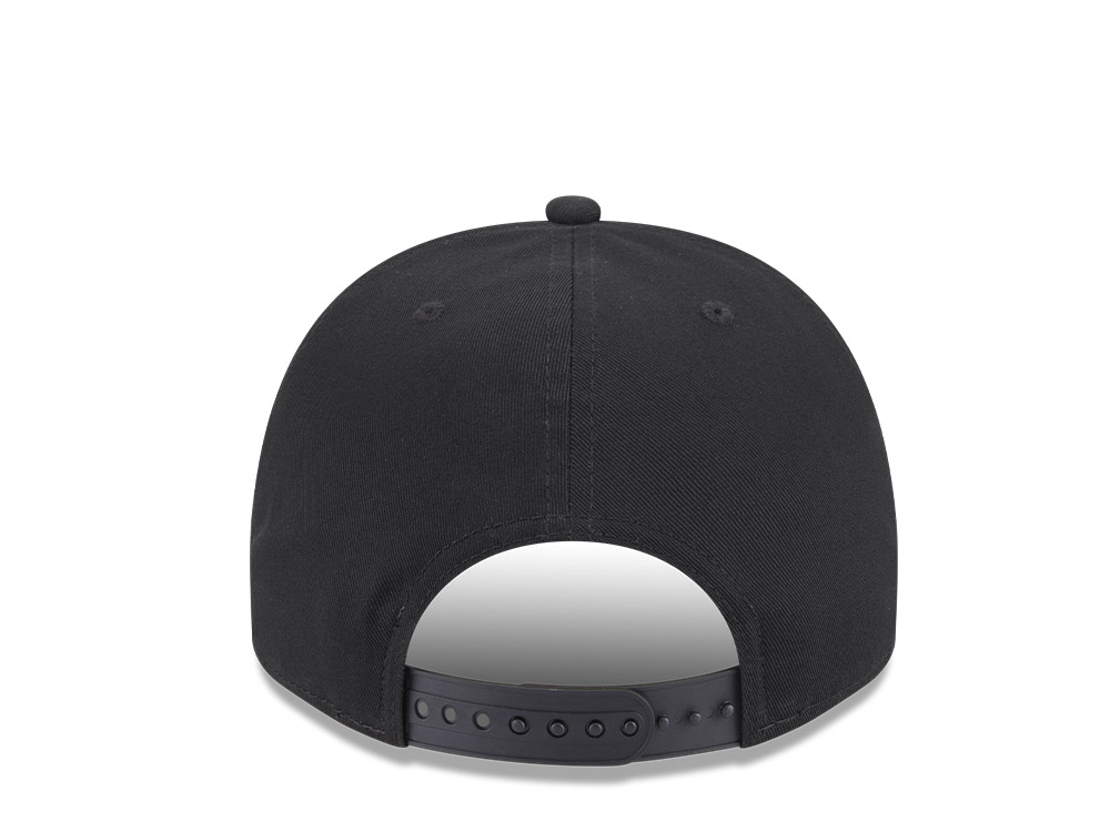 New Era Boston Bruins Chainstitch Black 9Fifty A Frame Snapback Cap